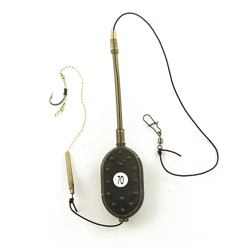 Монтаж Palomino PL6137-C с флэт кормушкой и антизакручивателем - 70g (10 шт в упак)