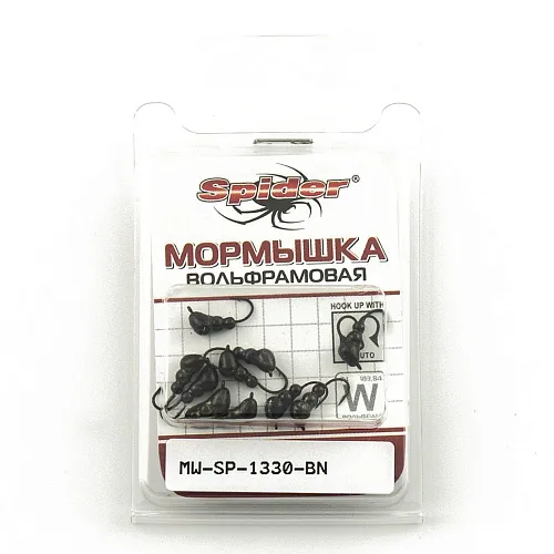 Мормышка вольфрамовая Spider Муравей с ушком 3 мм 0,40 гр BN