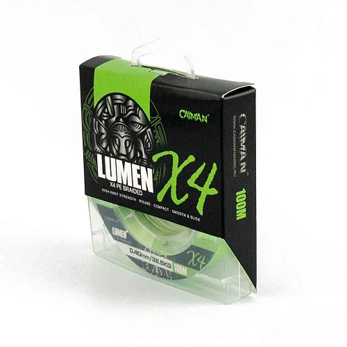 Шнур Caiman Lumen 100м 0,40мм зеленый