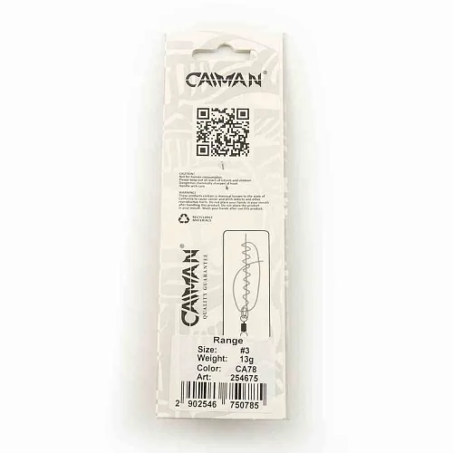 Блесна вращающаяся Caiman Range 13гр #3 цвет CA78 (5шт в упак.)