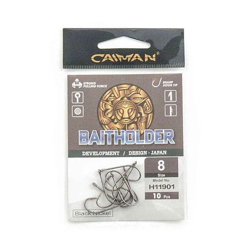 Крючки Caiman Baitholder №8 11901
