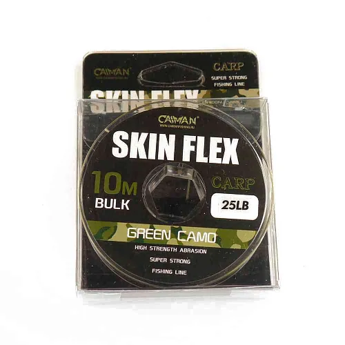 Поводочный материал Caiman Skin Flex в оплетке Камуфляж 10m 25lbs 215867