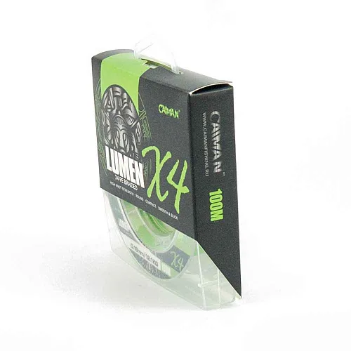 Шнур Caiman Lumen 100м 0,16мм зеленый