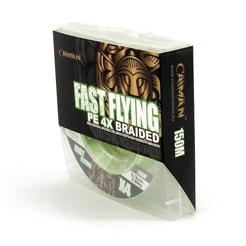 Шнур Caiman Fast flying 4PE 0,12 мм 150 м Green 215526