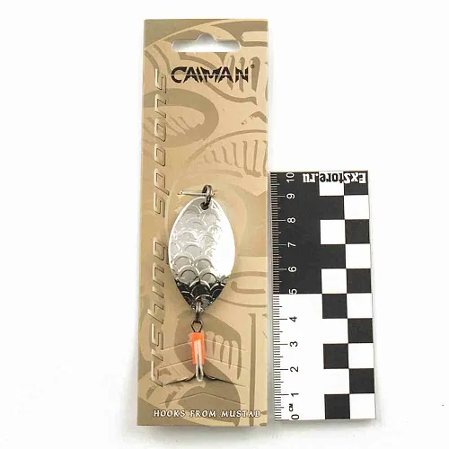 Блесна колеблющаяся Caiman Karas 13гр 4,7см цвет CN01 (5шт в упак.)