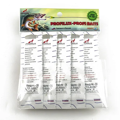 Мандула Profilux "Classic" 2Х цв 20 красный-желтый-красный