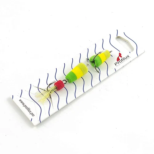 Мандула Profilux "Classic" 2Х цв 14 желтый-зеленый-салатовый