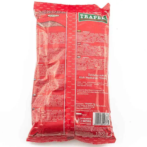 Прикормка Traper 1кг Sekret Фидер клубника