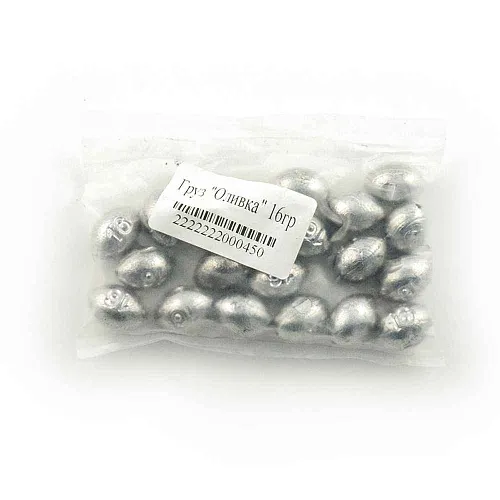 Груз IVVA "Оливка" круглая 16 гр (20 шт. в упак)