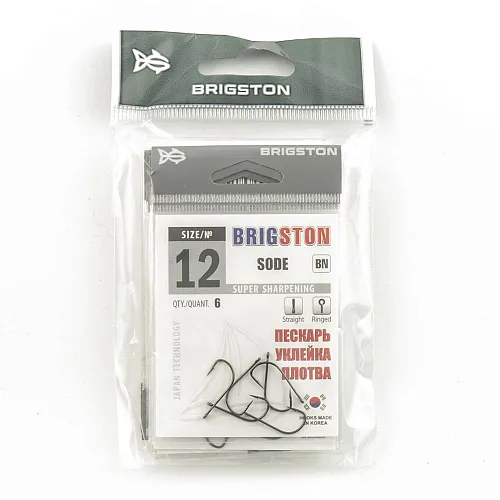 Крючок Brigston Sode BN №12 ( уп. 6 шт.)
