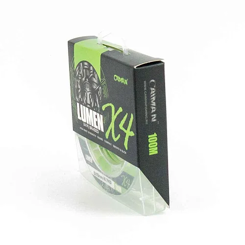 Шнур Caiman Lumen 100м 0,10мм зеленый