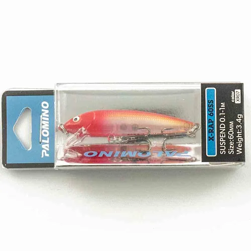 Воблер Palomino X-Rap 60SS 3,4гр 0,1-1м цвет 7