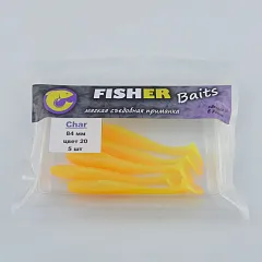 Виброхвост FISHER BAITS Char 84мм цвет 20 (уп. 5шт)
