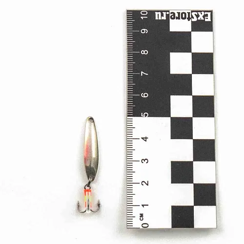 Блесна зимняя Profilux Рефлекс М 2гр цв. 11 серебро-черноспинка