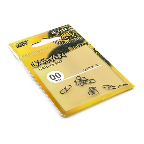 Застёжка Caiman 216028 Black mat #00 10шт/уп 