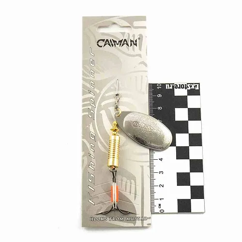 Блесна вращающаяся Caiman Round Classic 12гр #5 цвет CA02 (5шт в упак.)