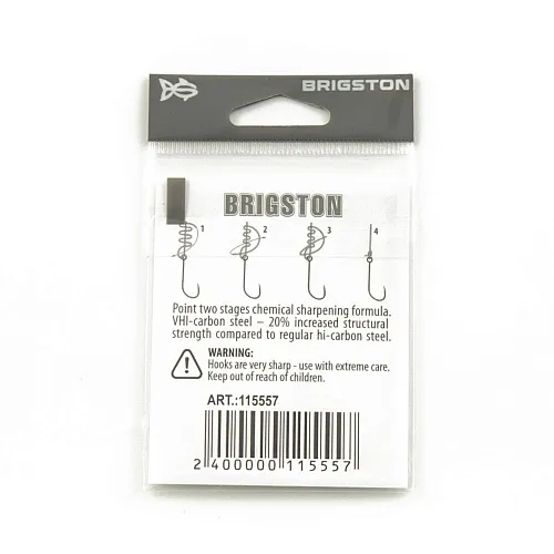 Крючок Brigston Бараний рог BN № 8 ( уп.9 шт.)