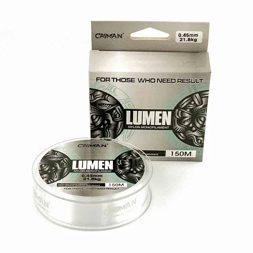 Леска Caiman Lumen 150м 0,45 мм прозрачная