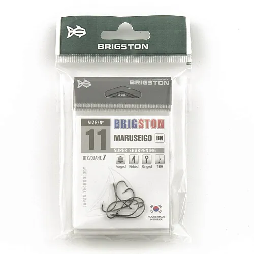 Крючок Brigston Maruseigo - 1 BH BN №11 ( уп. 7 шт.)