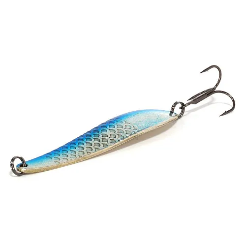 Блесна колеблющаяся Profilux Нерка 24гр серебро голубая чешуя (5 шт в упак.)