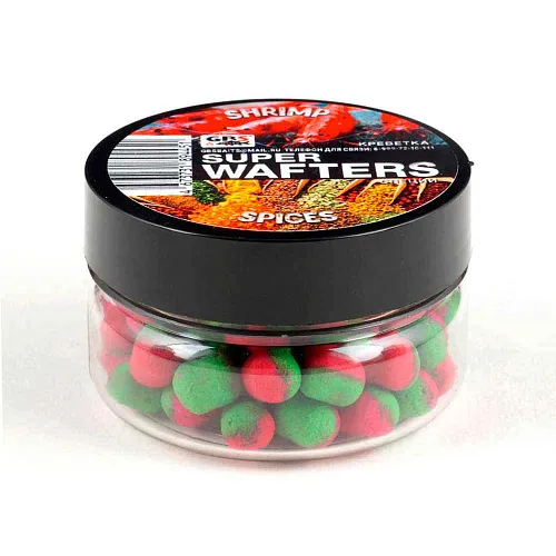 Бойлы нейтральной плавучести (Wafters) GBS Креветка-специи 6х9мм