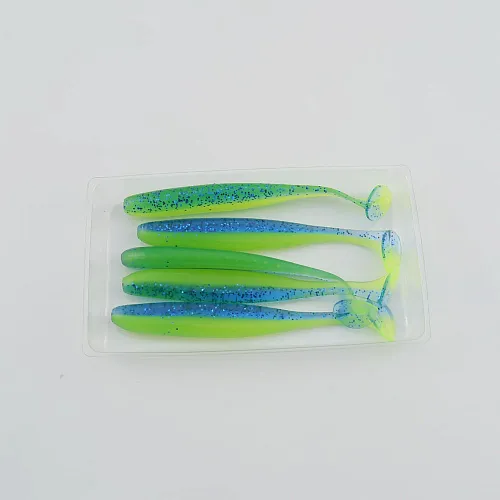 Виброхвост FISHER BAITS Light Glow 99мм цвет 16 (уп. 5шт)
