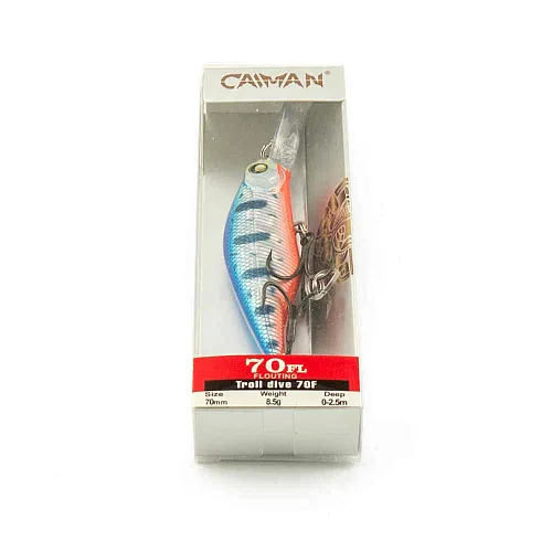 Воблер Caiman Troll dive 70F 8,5g 2,5м цвет СМ230