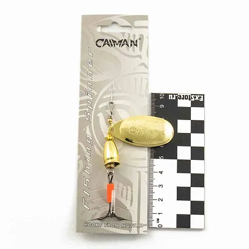 Блесна вращающаяся Caiman Round Accoustic 12гр #5 цвет CA03 (5шт в упак.)