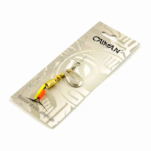 Блесна вращающаяся Caiman Round Classic 4гр #1 цвет CA02 (5шт в упак.)