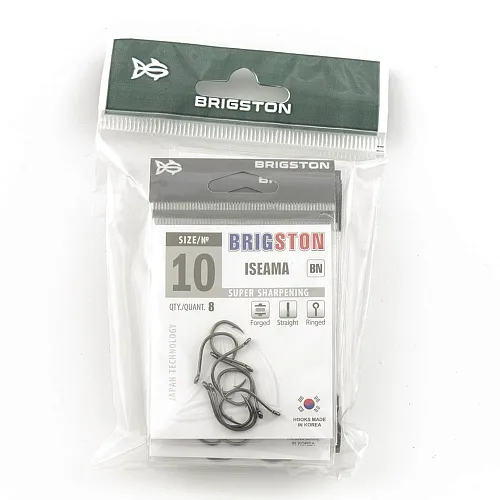 Крючок Brigston Iseama BN №10 ( уп. 8 шт.)