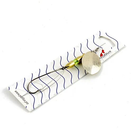 Блесна вращающаяся Profilux Олимпик 4 Незацепляйка (10гр) цв. 04 серебро чешуя (5 шт в упак.)