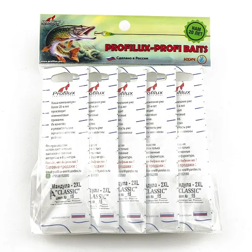 Мандула Profilux "Classic" 2ХL цв 15 салатовый-белый-салатовый