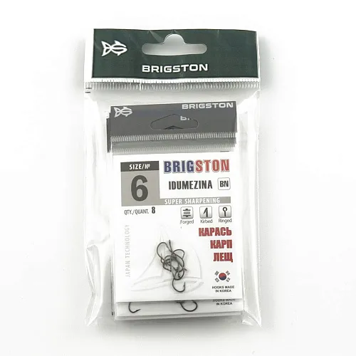 Крючок Brigston Idumezina № 6 ( уп. 8 шт.)