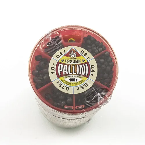 Набор грузил Pallini 100гр коробка (10шт в упак) РБ 
