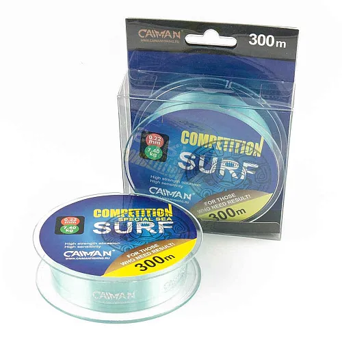 Леска Caiman Competition Surf 300 м 0,22мм синяя 