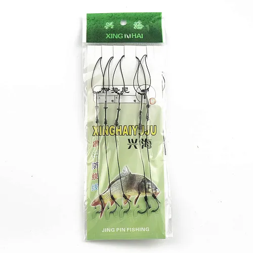 Набор карповых поводков Palomino 5 шт 10/52 № 7 (20шт. в упак.)