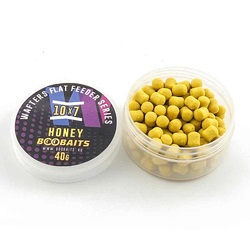 Бойлы BOO Baits Wafters 10x7мм Мед 40гр банка