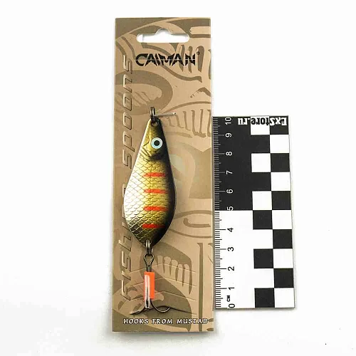 Блесна колеблющаяся Caiman Atom 15гр 6,8см цвет CN34 (5шт в упак.)