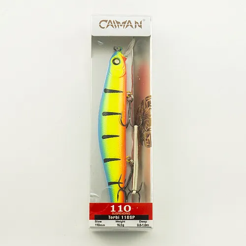 Воблер Caiman Torbi 110SP 16,5g 0,8-1м цвет СМ07