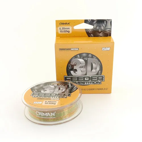 Леска Caiman Competition Feeder 3D 150м 0,30мм