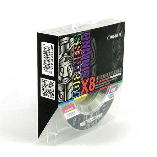 Шнур Caiman Fortness sinking 8PE 0,12 мм 150 м Multicolor 225527