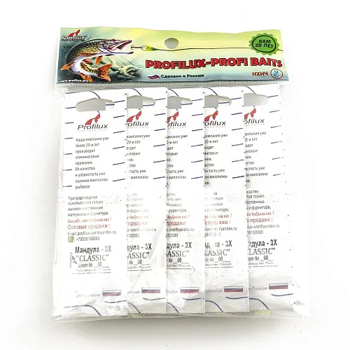 Мандула Profilux "Classic" 3Х цв 08 фиолетовый-зеленый-красный