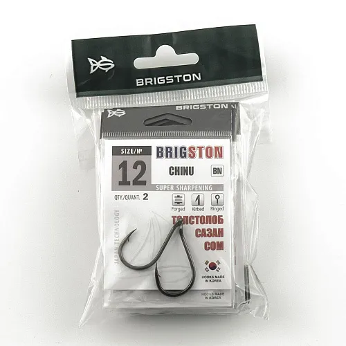 Крючок Brigston Chinu BN №12 ( уп. 2 шт.)