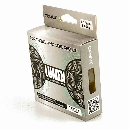 Леска Caiman Lumen 150м 0,18 мм прозрачная