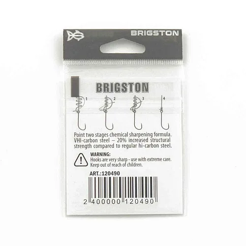 Крючок Brigston Sode Red №4 ( уп. 9 шт.)