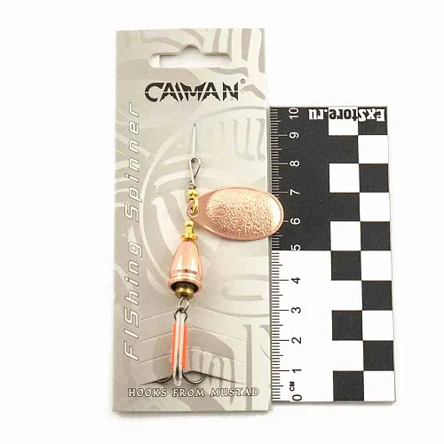 Блесна вращающаяся Caiman Round Accoustic 8гр #3 цвет CA01 (5шт в упак.)