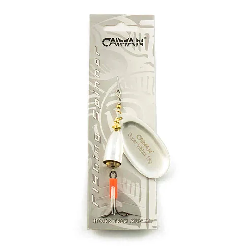 Блесна вращающаяся Caiman Super Vibbra 18гр #6 цвет CA107 (5шт в упак.)