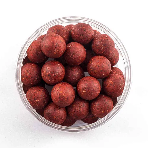 Бойлы GBS насадочные пылящие Strawberry Клубника 16мм (100 г, банка)