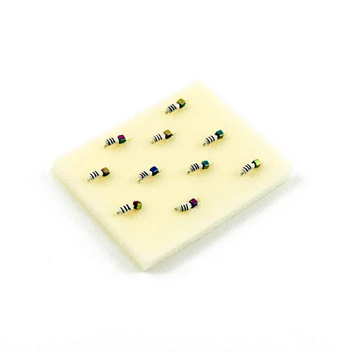 Мормышка вольфрамовая Мастив Микроб 2,5 белый, кубик 0,4гр (хамелеон)