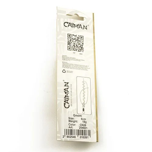 Блесна колеблющаяся Caiman Gnom 18гр 6см цвет CN26 (5шт в упак.)